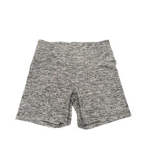 VS Pink Black & Gray Cozy Biker Shorts | Size M